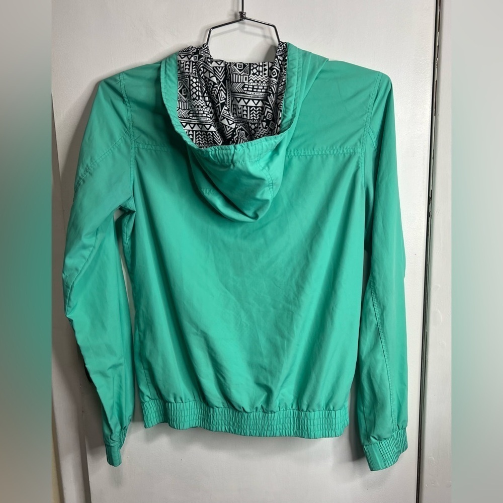 Empyre Aztec Teal Windbreaker / Rainjacket - Picture 3 of 3